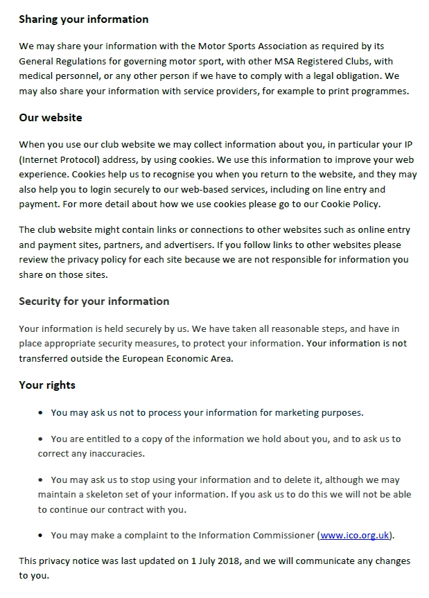 MMRC Privacy Policy